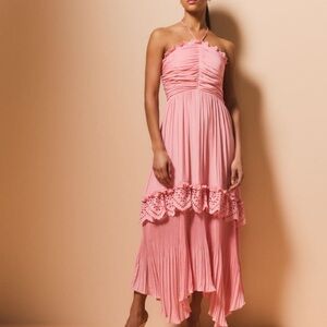 Ramy Brook Pink One Shoulder Sundress NWT